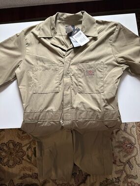 Dickies Tan Workwear Coverall with Tags